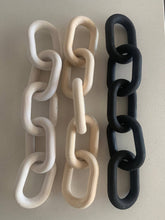 Load image into Gallery viewer, Hand Carved Wood Chain, 5 links - STYLE LOFT HOME
