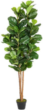 Load image into Gallery viewer, 6Ft Artificial Fiddle Leaf Fig Tree - STYLE LOFT HOME
