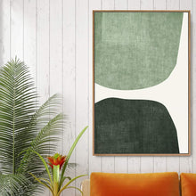 Load image into Gallery viewer, Framed Canvas Print Wall Art, Tones of Green - STYLE LOFT HOME
