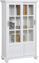 Load image into Gallery viewer, Storage Cabinet Hutch with Sliding Glass Doors - STYLE LOFT HOME
