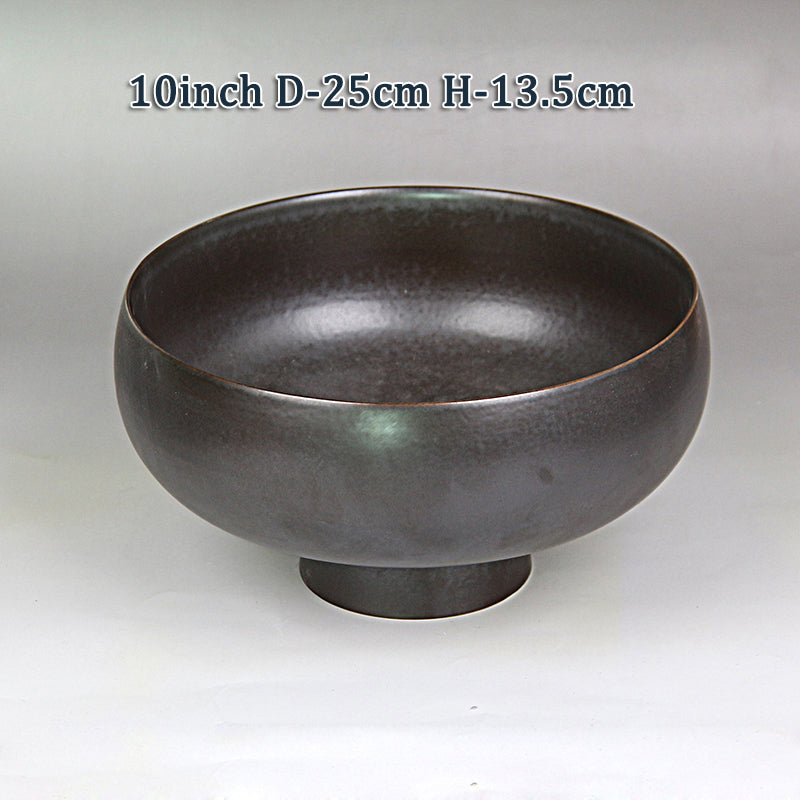 Moss Bowl Arrangement, Concrete Bowl Moss Decor 9” bowl