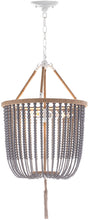 Load image into Gallery viewer, 3-light Beaded Adjustable Hanging Pendant Light Fixture with Tassel - STYLE LOFT HOME
