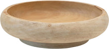 Load image into Gallery viewer, Mango Wood, Combed &amp; Bleached Bowl, Natural - STYLE LOFT HOME
