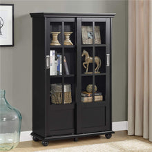 Load image into Gallery viewer, Storage Cabinet Hutch with Sliding Glass Doors - STYLE LOFT HOME
