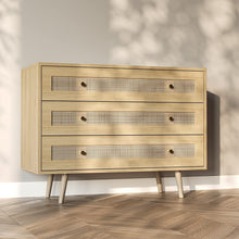 Load image into Gallery viewer, Rattan 3-Drawer Storage Chest - STYLE LOFT HOME
