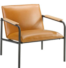 Load image into Gallery viewer, Accent chair, Lounge Chair, Arm chair Mid Century Modern-Camel
