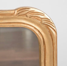 Load image into Gallery viewer, Gold arch mirror, crown mirror, table mirror
