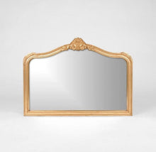 Load image into Gallery viewer, Gold arch mirror, crown mirror, table mirror
