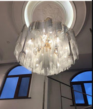 Load image into Gallery viewer, Modern Contemporary Chandelier 8 Lights Island Aluminum Chain Pendant Ceiling Lighting
