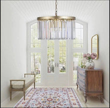 Load image into Gallery viewer, Modern Crystal Chandelier,Gold Chandelier 4 Lights H8.26” X W13”
