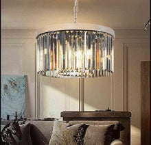 Load image into Gallery viewer, Modern Crystal Chandelier,Gold Chandelier 4 Lights H8.26” X W13”
