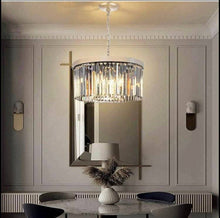 Load image into Gallery viewer, Modern Crystal Chandelier,Gold Chandelier 4 Lights H8.26” X W13”
