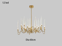 Load image into Gallery viewer, Modern Luxury LED Crystal Chandelier Tree Branch Candle Hanging Lights
