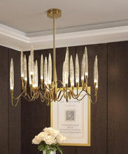 Load image into Gallery viewer, Modern Luxury LED Crystal Chandelier Tree Branch Candle Hanging Lights
