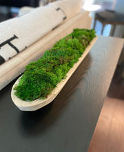 Load image into Gallery viewer, Moss Centerpiece in Natural Wood
