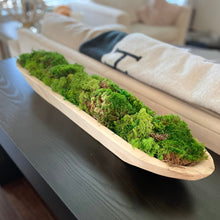 Load image into Gallery viewer, Moss Centerpiece in Natural Wood
