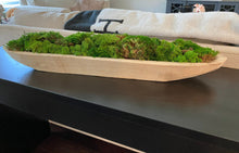 Load image into Gallery viewer, Moss Centerpiece in Natural Wood
