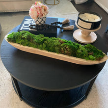 Load image into Gallery viewer, Moss Centerpiece in Natural Wood
