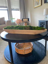 Load image into Gallery viewer, Moss Centerpiece in Natural Wood
