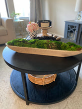 Load image into Gallery viewer, Moss Centerpiece in Natural Wood
