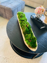 Load image into Gallery viewer, Moss Centerpiece in Natural Wood
