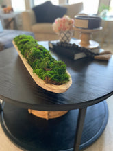 Load image into Gallery viewer, Moss Centerpiece in Natural Wood
