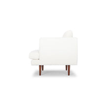 Load image into Gallery viewer, White Upholstered Arm Chair, Accent Chair - STYLE LOFT HOME
