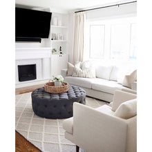 Load image into Gallery viewer, White Upholstered Arm Chair, Accent Chair - STYLE LOFT HOME
