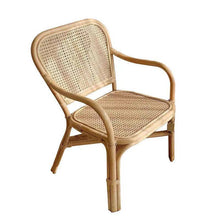 Load image into Gallery viewer, Rattan Armchair Dining Chair Handmade Real Rattan Simple Rattan Chair
