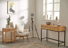 Load image into Gallery viewer, Rattan Nightstand, accent table, side table.
