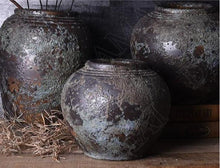 Load image into Gallery viewer, Weathered Vases, Distressed Pottery Vessel
