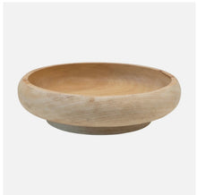 Load image into Gallery viewer, Mango Wood, Combed &amp; Bleached Bowl, Natural - STYLE LOFT HOME
