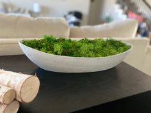 Load image into Gallery viewer, Moss bowl Centerpiece, bowl shape cement bowl
