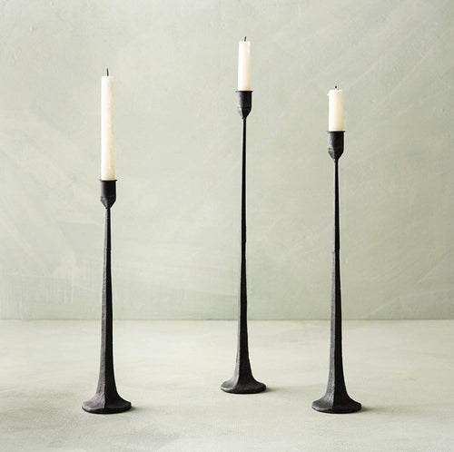 Black Candle Stick Holders, set of 3 - STYLE LOFT HOME