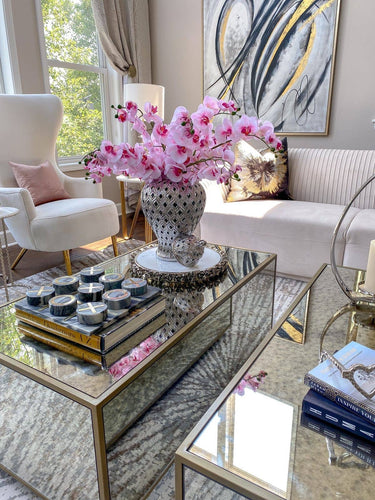 Smokey Mirrored Coffee Table - STYLE LOFT HOME