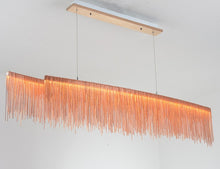 Load image into Gallery viewer, Tassel Chandelier, Stainless Steel Chain Chandelier - STYLE LOFT HOME
