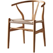 Load image into Gallery viewer, WOOD RATTAN ACCENT CHAIR - STYLE LOFT HOME
