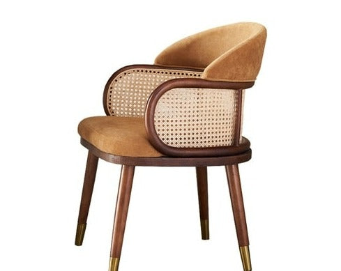 RATTAN ACCENT CHAIR, DINING CHAIR - STYLE LOFT HOME