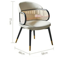 Load image into Gallery viewer, RATTAN ACCENT CHAIR, DINING CHAIR - STYLE LOFT HOME
