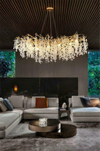 Load image into Gallery viewer, Modern Gold Crystal Chandelier - STYLE LOFT HOME
